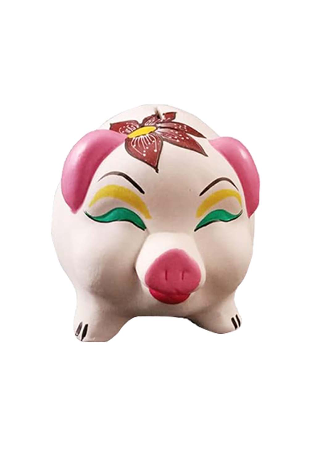 Terracotta Painted Piggy Bank Coin Bank undiyal