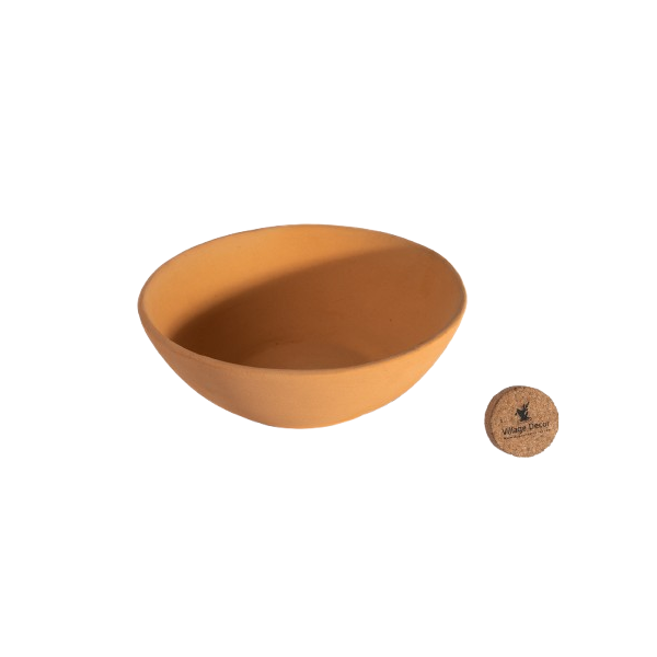 Terracotta Planter pot white background view—perfect flower pot for indoor and garden spaces with a natural terracotta finish.
