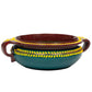 Hand Painted  Terracotta urli/Decorative Bowl (Green)