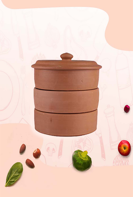 Earthen Clay Sprout Box (3 container)