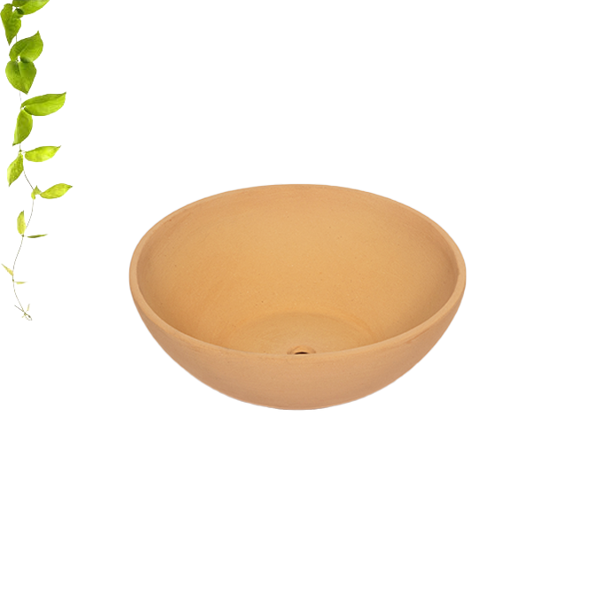 Terracotta Bowl  shape Planter Container