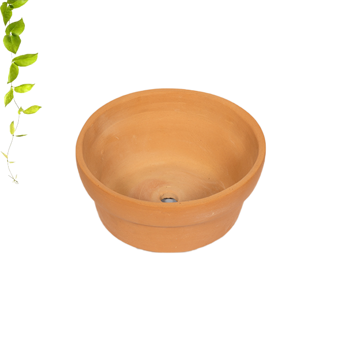 Terracotta Flower Pot 6.5  inch