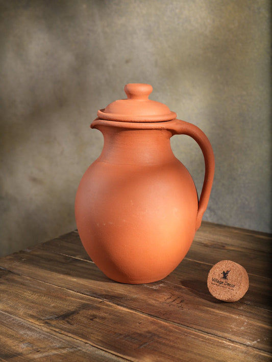 Terracotta clay Classic Water Jug (Pre-seasoned) -1000 ml