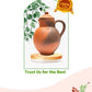 Terracotta  Water jug -2000 ml (Pre-seasoned)