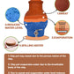 Earthen Clay Water Pot with Lid &tap (Pre-seasoned) -4000ml