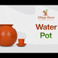 Earthen Clay Water Pot with Lid 6000 ml