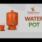 Earthen Clay Water Pot with Lid & tap -7000 ml