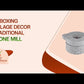 Black stone Handmade Stone Mill | Patthar Ki Chakki (Dia - 10 Inch)