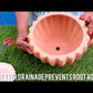 Village Decor Terracotta Planter/Pot with Bottom Tray - Dia 7.5 inch