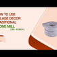 Black stone Handmade Stone Mill | Patthar Ki Chakki (Dia - 10 Inch)