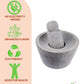 Black Stone Attukal / mortar & pestle (B * H - 12 * 7 inch)