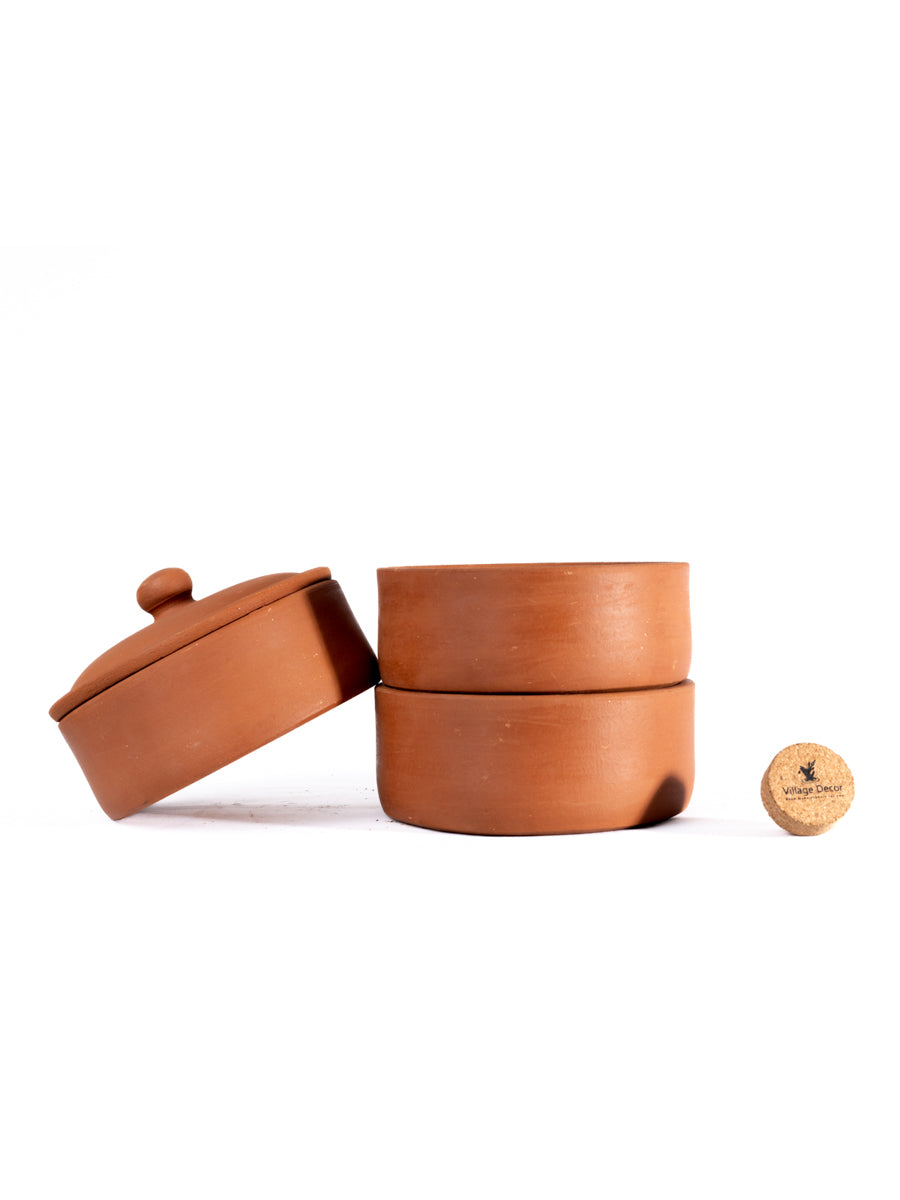 Earthen Clay Sprout Maker Box (3 container)
