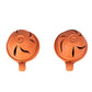 Earthen Clay  Diyas with Lid (2 Quantity)