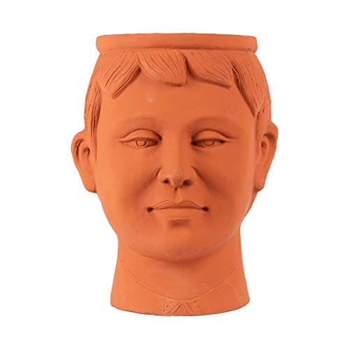 Terracotta face Shape Planter Indoor / Outdoor