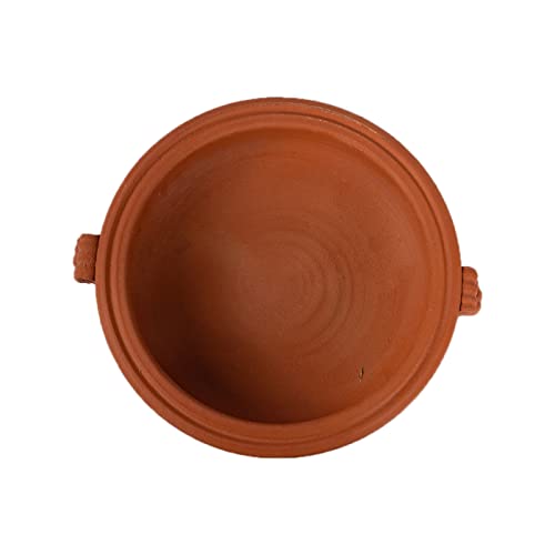 Terracotta Floral Decorative Pot -1000 ml