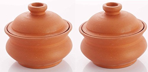 Terracotta Curd Pot / Dahi Pot Set of 2 - (750 ml)