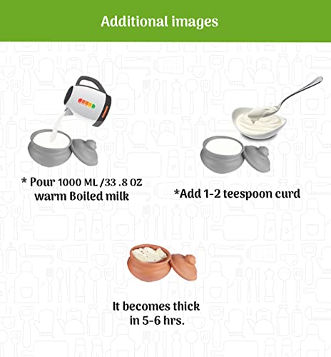 Terracotta Curd Pot / Dahi Pot Set of 2 - (750 ml)