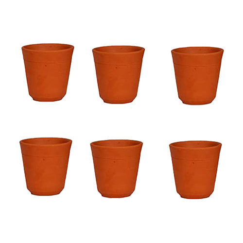 Terracotta Water Drinking Glass (6 Glass only)
