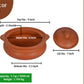 Earthen Clay Cooking Bowl - 1000 ml