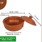 Earthen clay cooking pot-2000 ml