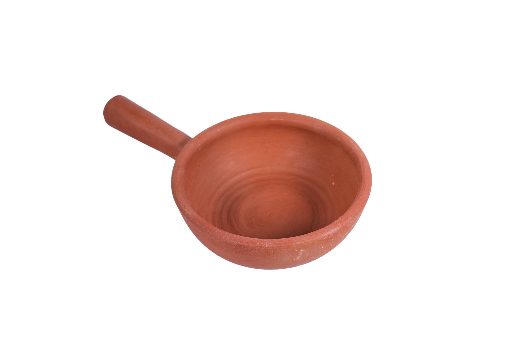 Earthen Clay Cooking pan / Tadka Pan - 400 ml
